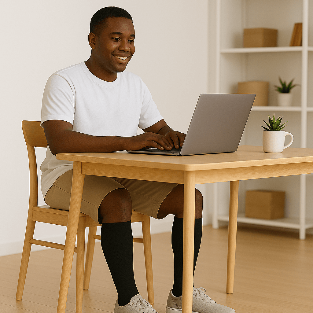 Chaussette de compression médicale